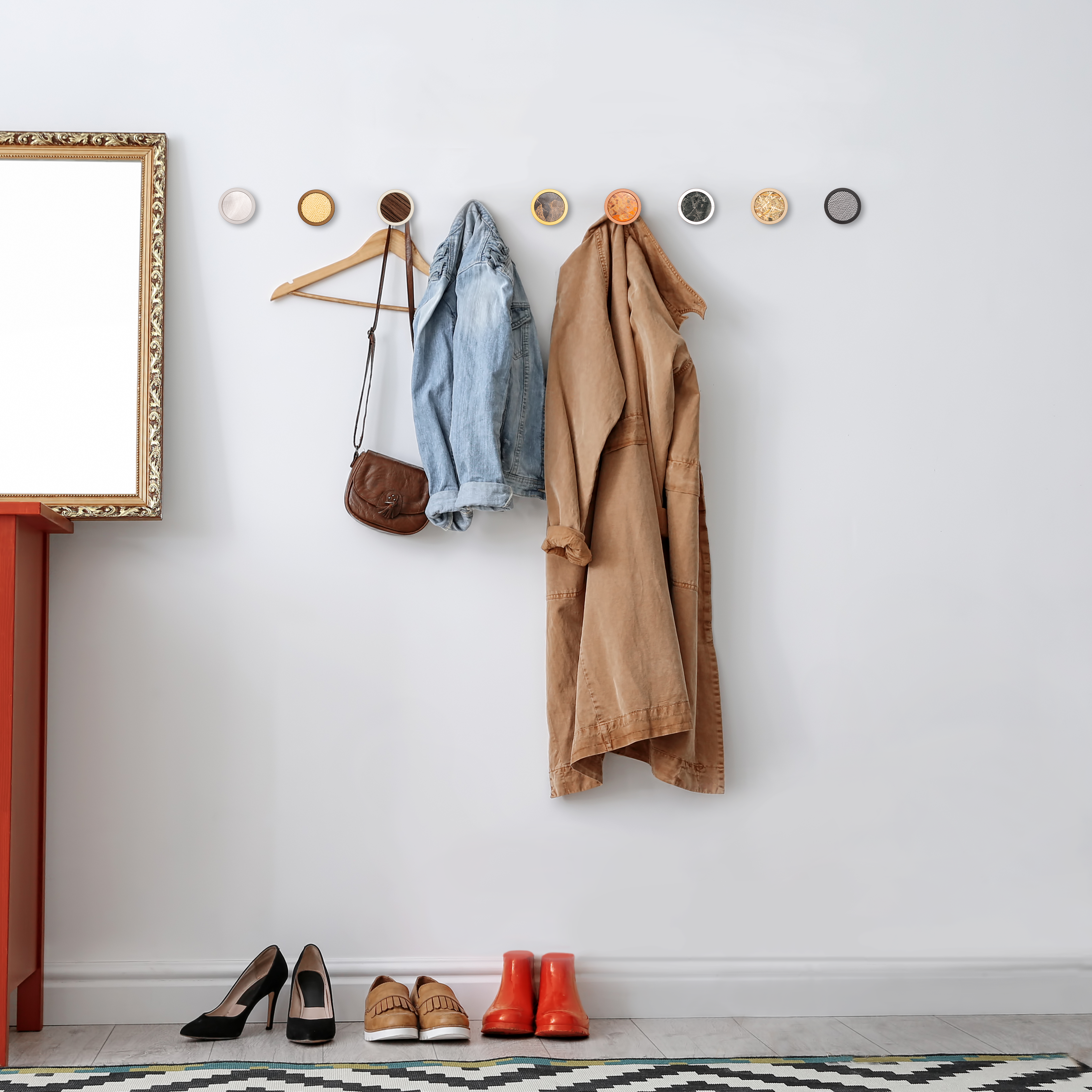 Platzsparend und stilvoll! Garderobenideen für den kleinen Flur!